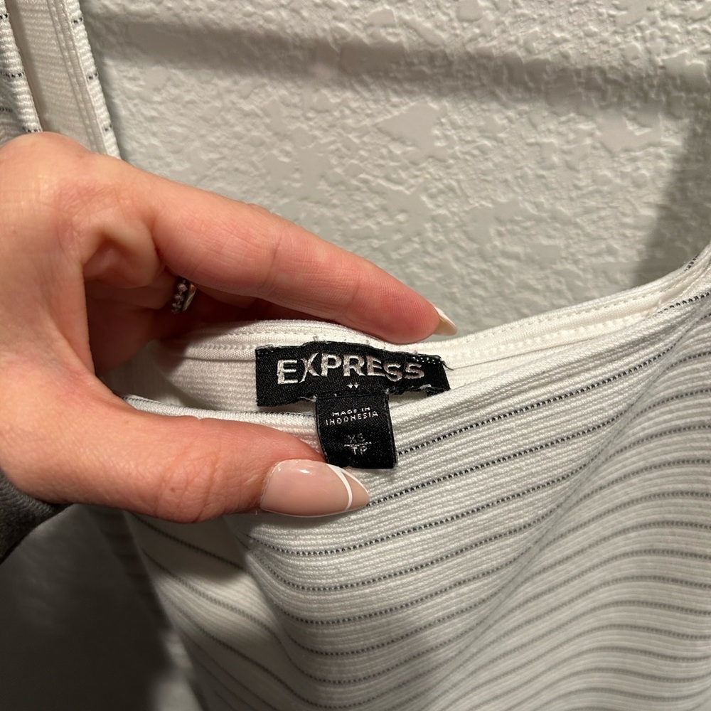 Express Ribbed Bodysuit - Picture 2 of 3